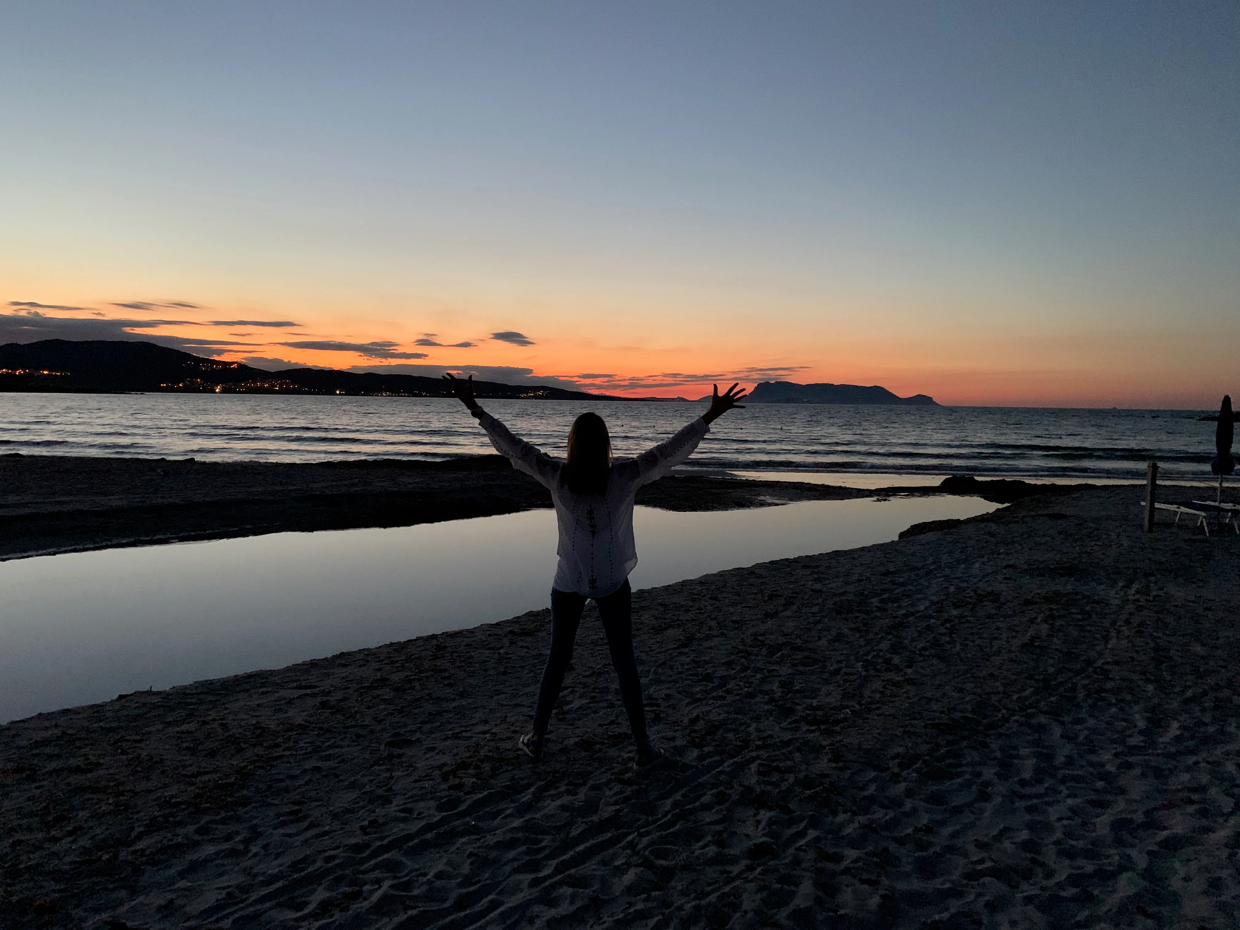 Sunrise over the water